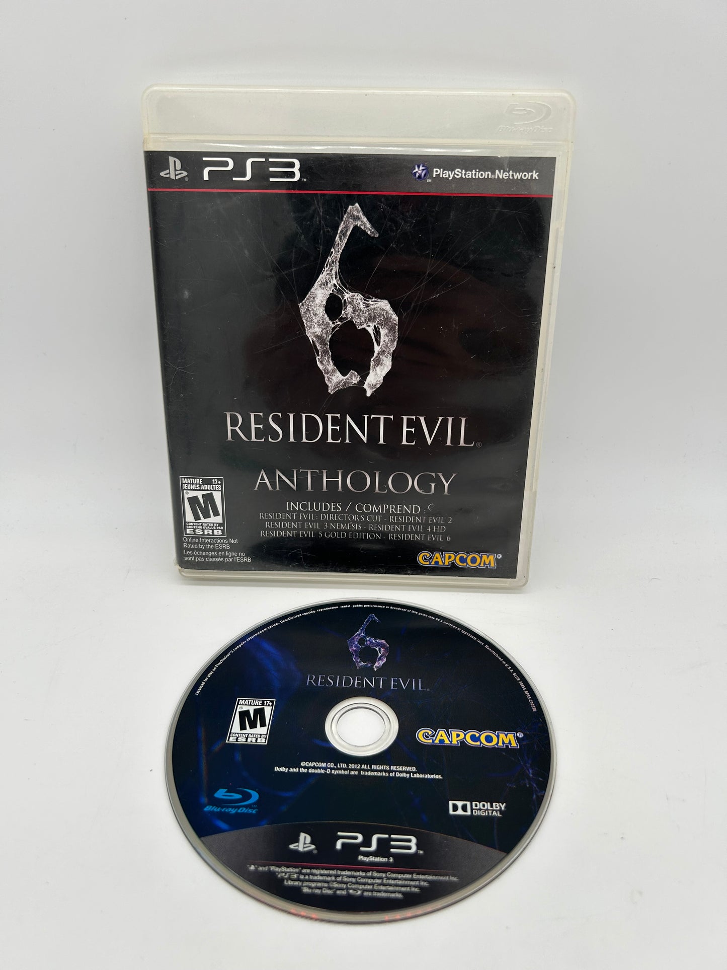 PiXEL-RETRO.COM : SONY PLAYSTATION 3 (PS3) COMPLET CIB BOX MANUAL GAME NTSC RESIDENT EVIL 6 ANTHOLOGY