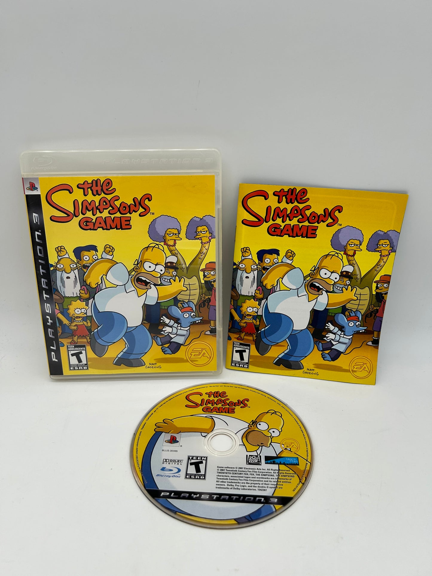 PiXEL-RETRO.COM : SONY PLAYSTATION 3 (PS3) COMPLET CIB BOX MANUAL GAME NTSC THE SIMPSONS GAME