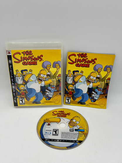 PiXEL-RETRO.COM : SONY PLAYSTATION 3 (PS3) COMPLET CIB BOX MANUAL GAME NTSC THE SIMPSONS GAME