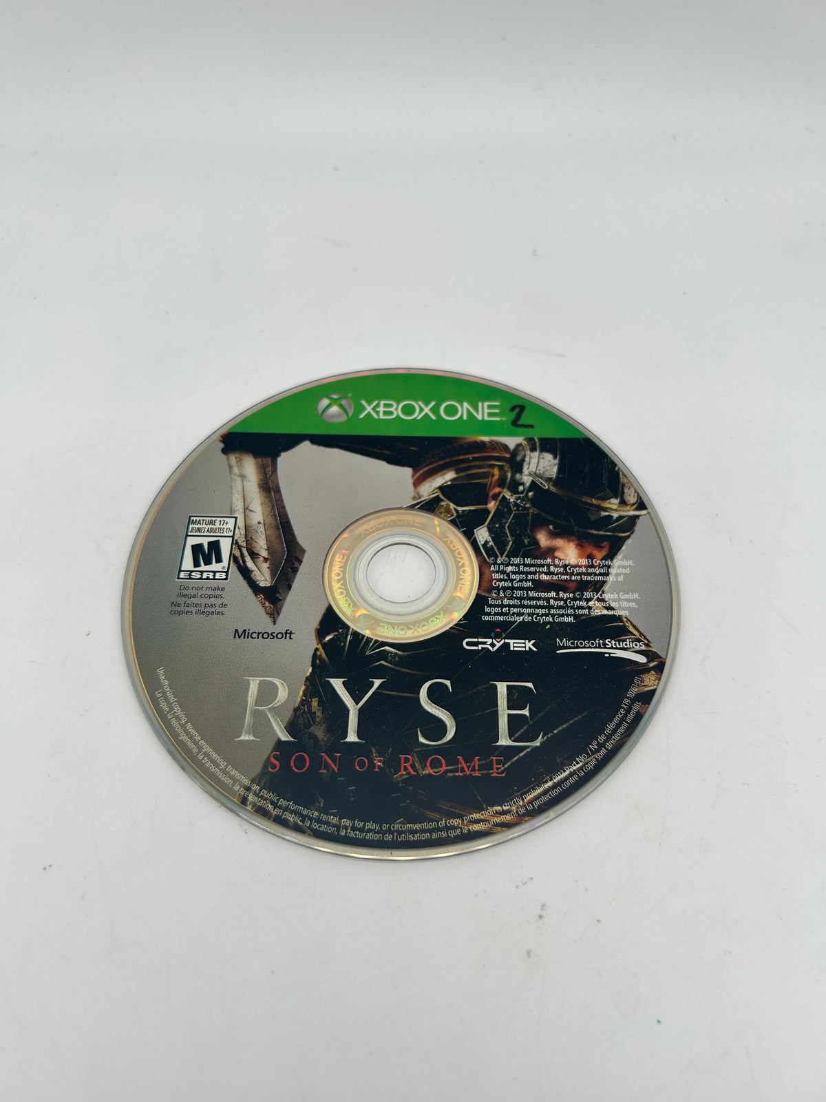PiXEL-RETRO.COM : MICROSOFT XBOX ONE COMPLETE CIB BOX MANUAL GAME NTSC RYSE SON OF ROME