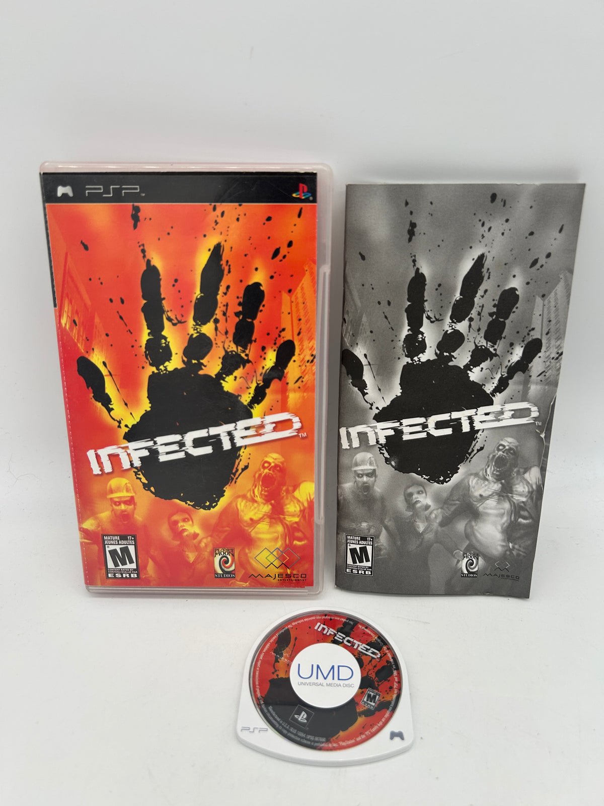 PiXEL-RETRO.COM : SONY PLAYSTATION PORTABLE (PSP) COMPLET CIB BOX MANUAL GAME NTSC INFECTED