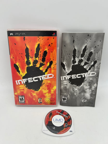 PiXEL-RETRO.COM : SONY PLAYSTATION PORTABLE (PSP) COMPLET CIB BOX MANUAL GAME NTSC INFECTED