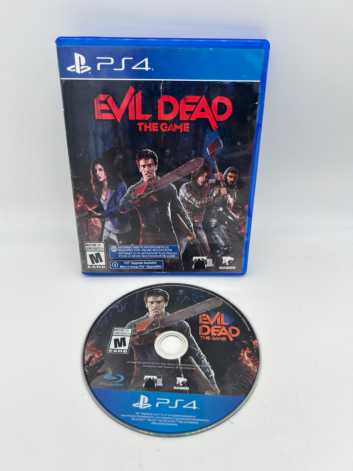 PiXEL-RETRO.COM : SONY PLAYSTATION 4 (PS4) COMPLETE CIB BOX MANUAL GAME NTSC EVIL DEAD THE GAME