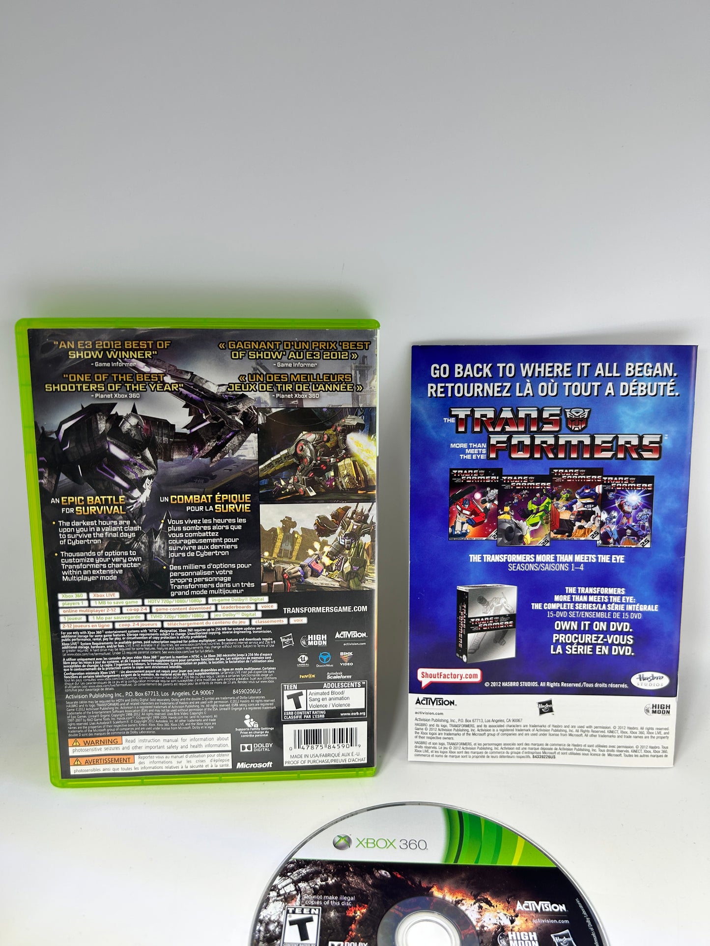 MiCROSOFT XBOX 360 | TRANSFORMERS FALL OF CYBERTRON
