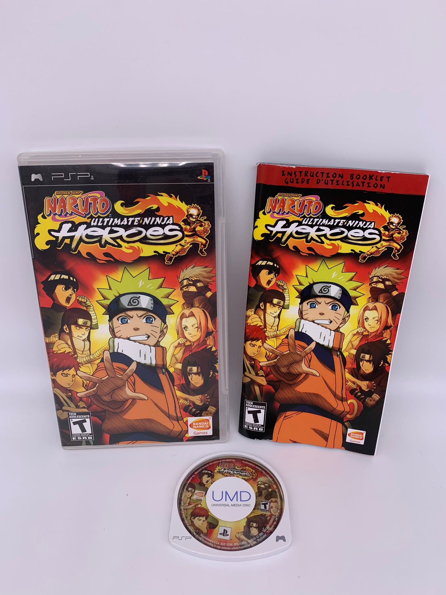 PiXEL-RETRO.COM : SONY PLAYSTATION PORTABLE (PSP) COMPLET CIB BOX MAAL GAME NTSC NARUTO ULTIMATE NINJA HEROES