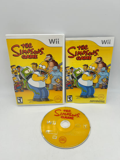 PiXEL-RETRO.COM : NINTENDO WII COMPLET CIB BOX MANUAL GAME NTSC THE SIMPSONS GAME