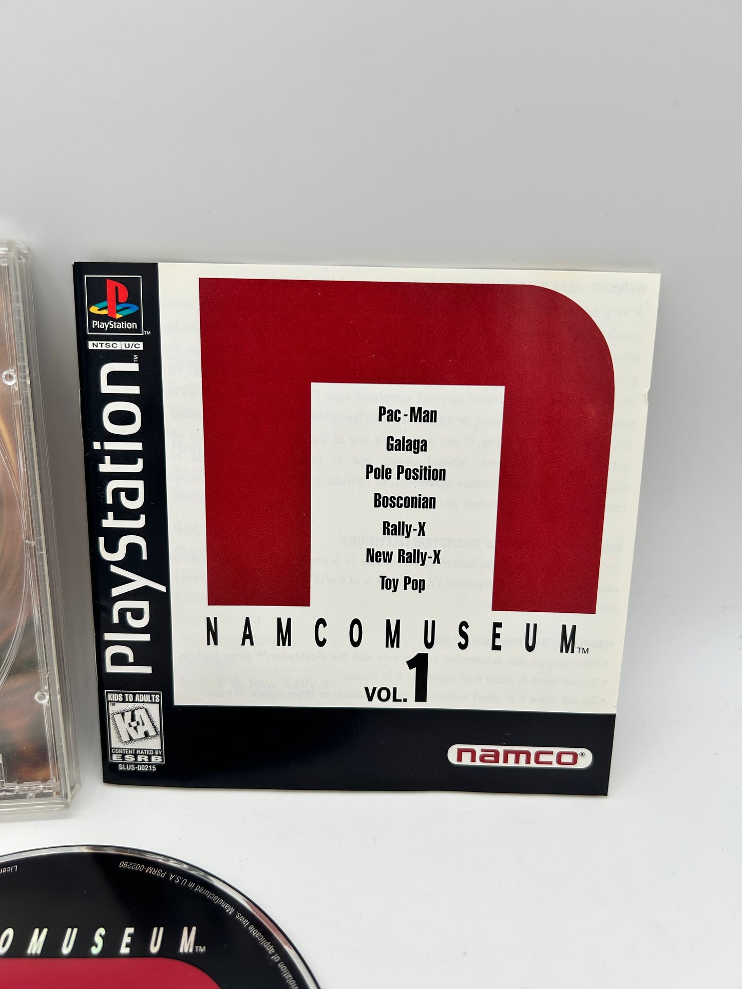 SONY PLAYSTATiON [PS1] | NAMCO MUSEUM VOL 1 | BiG N VERSiON