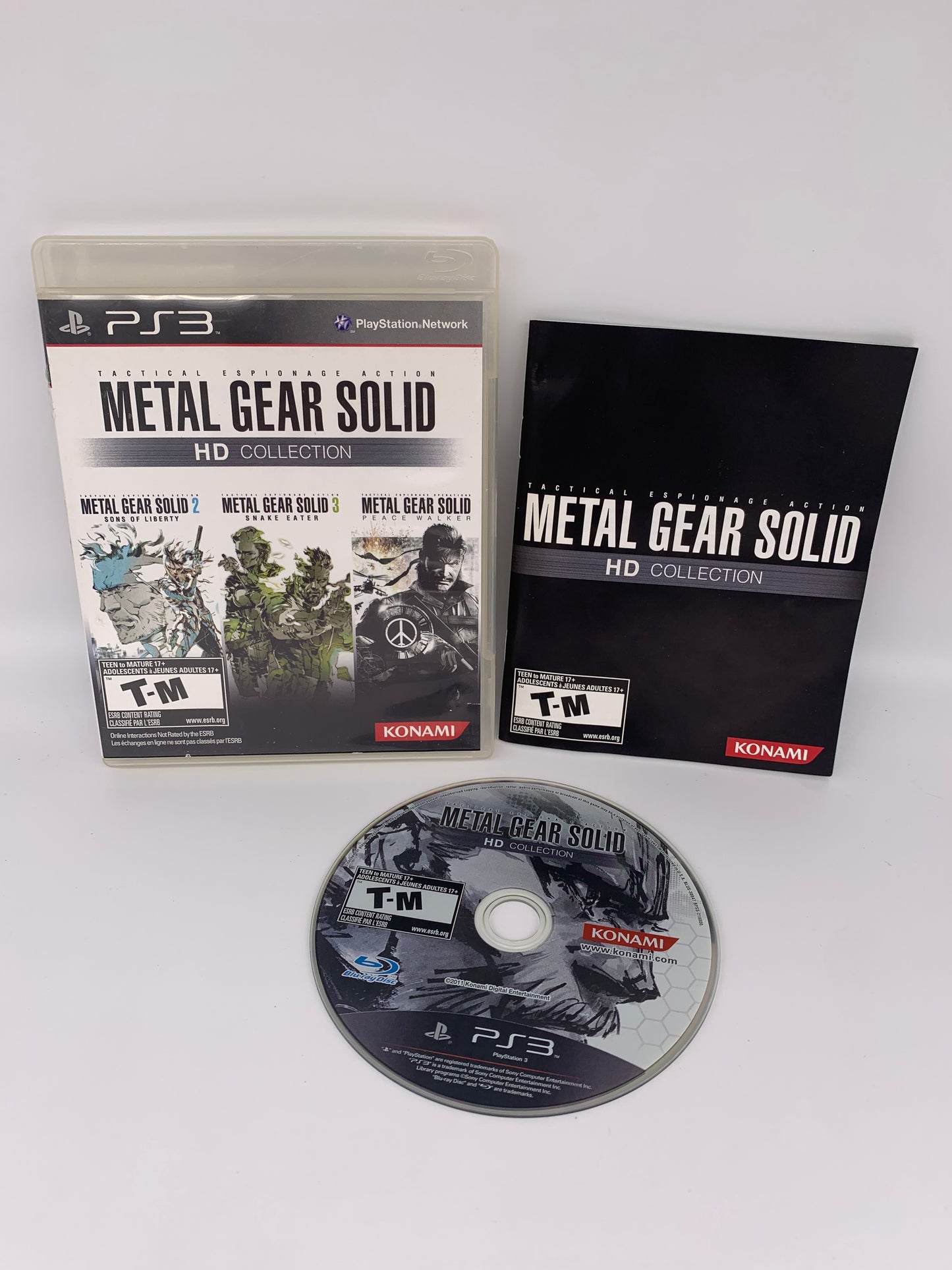 PiXEL-RETRO.COM : SONY PLAYSTATION 3 (PS3) COMPLET CIB BOX MANUAL GAME NTSC METAL GEAR SOLID HD COLLECTION