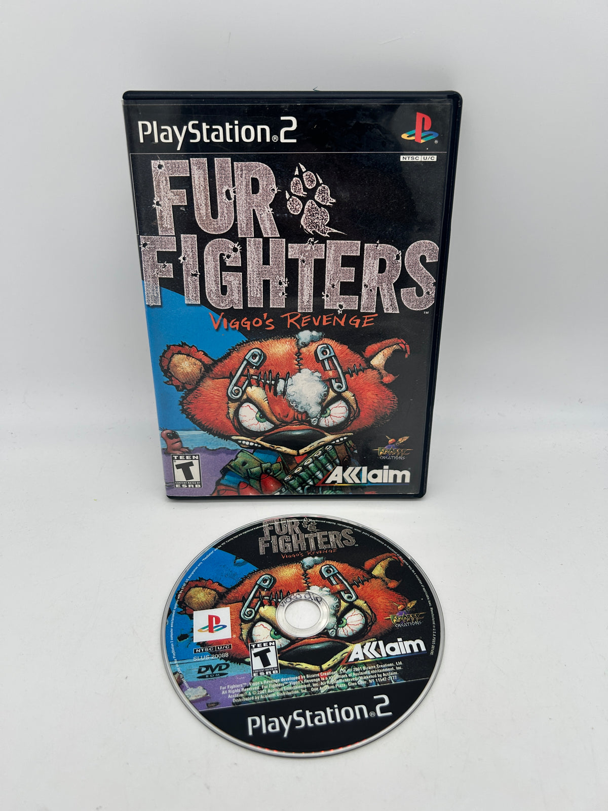 PiXEL-RETRO.COM : SONY PLAYSTATION 2 (PS2) COMPLET CIB BOX MANUAL GAME NTSC FUR FIGHTERS VIGGO'S REVENGE