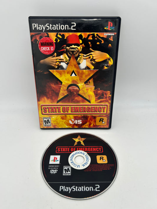 PiXEL-RETRO.COM : SONY PLAYSTATION 2 (PS2) COMPLET CIB BOX MANUAL GAME NTSC STATE OF EMERGENCY