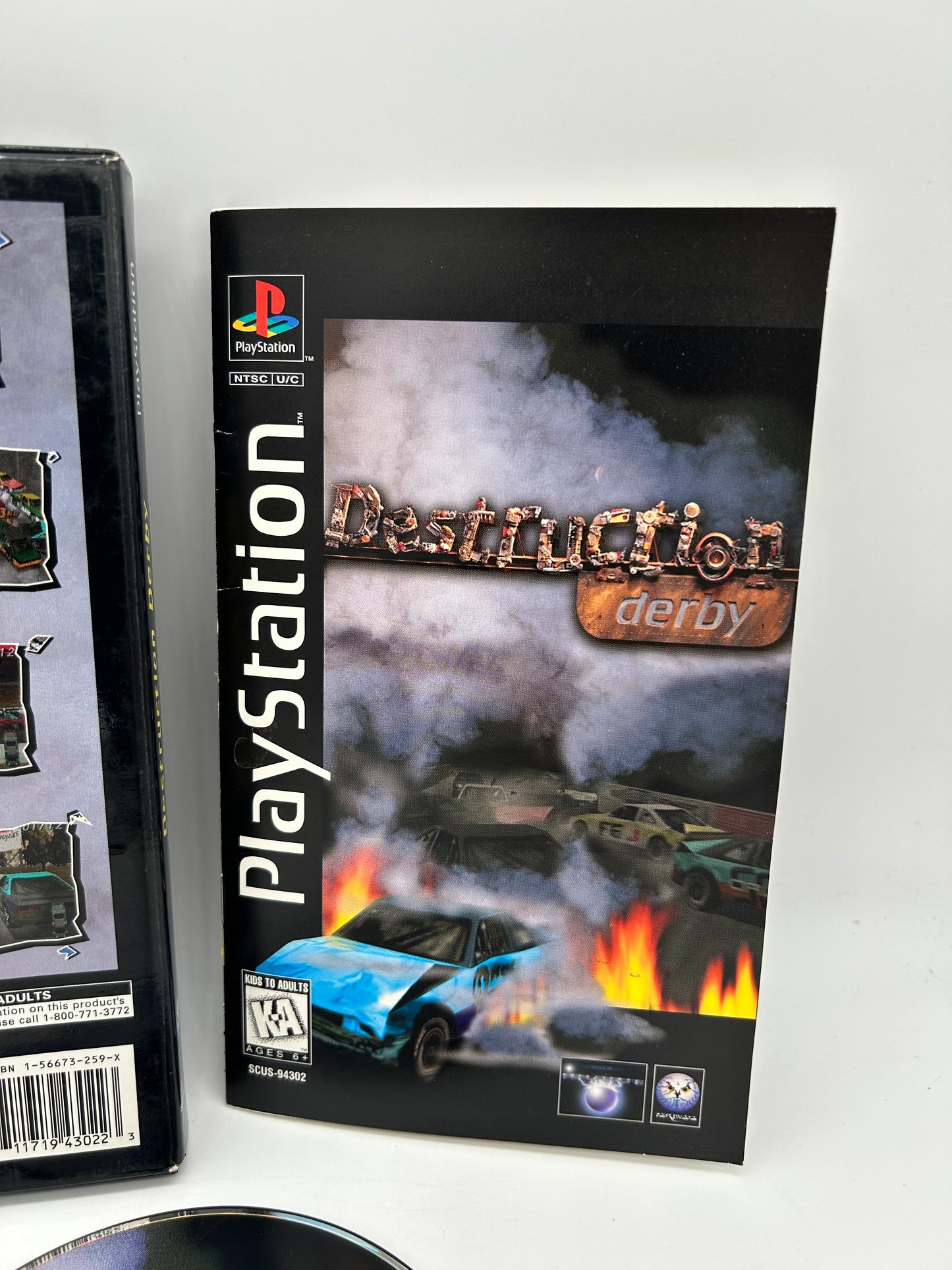 SONY PLAYSTATiON [PS1] | DESTRUCTiON DERBY | LONG BOX