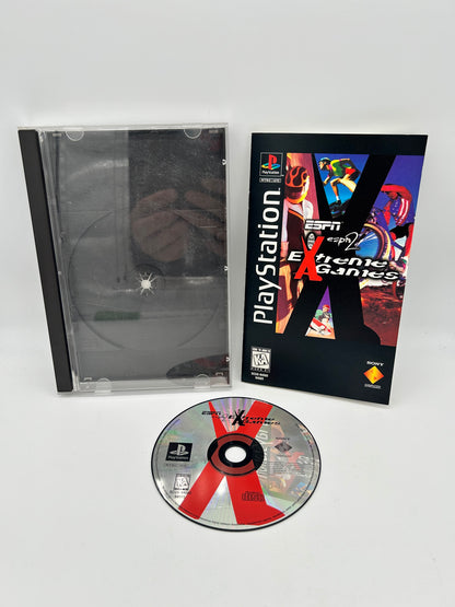 PiXEL-RETRO.COM : SONY PLAYSTATION (PS1) COMPLETE CIB BOX MANUAL GAME NTSC ESPN EXTREME GAMES LONG BOX