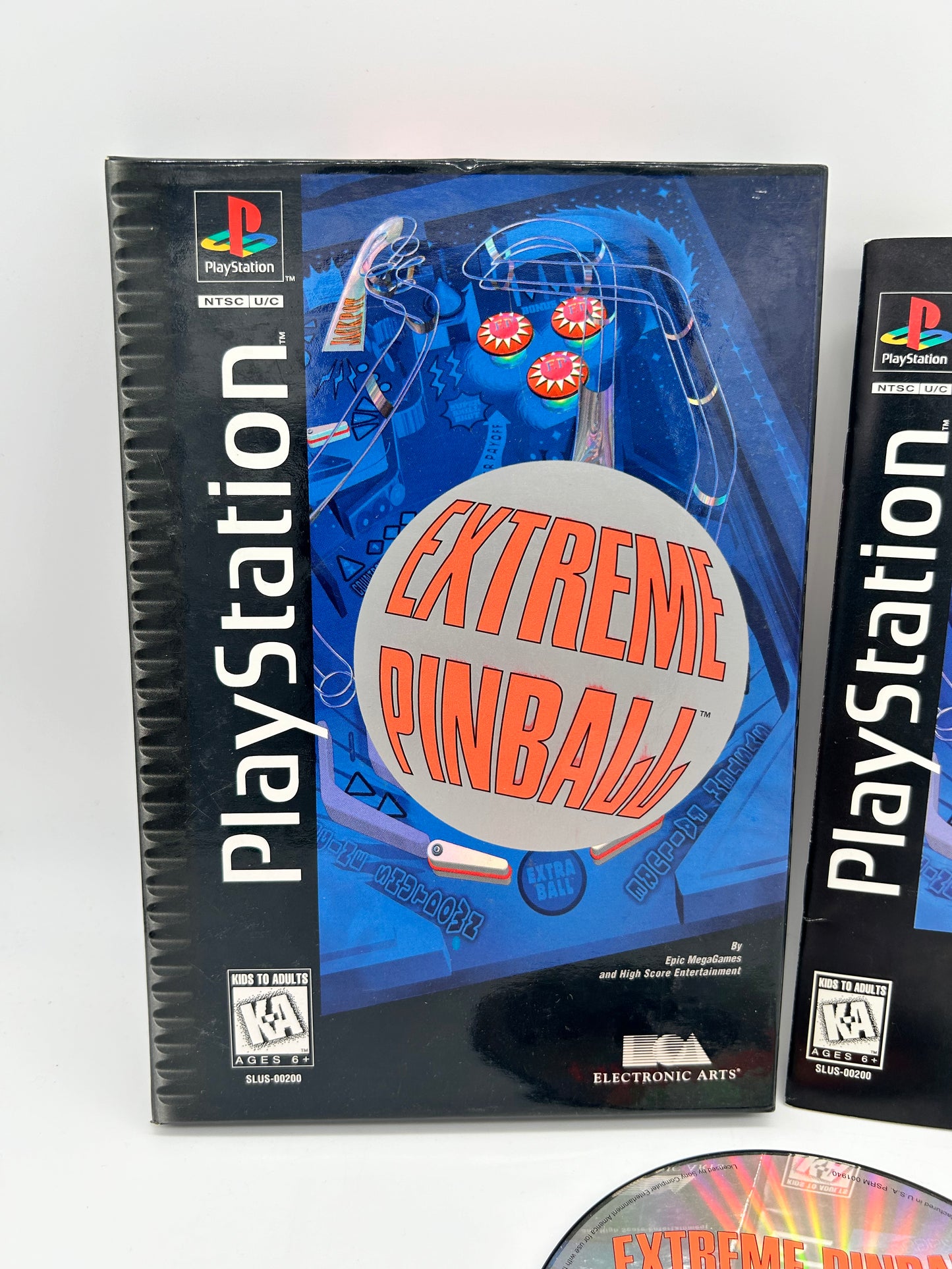 SONY PLAYSTATiON [PS1] | EXTREME PiNBALL | LONG BOX