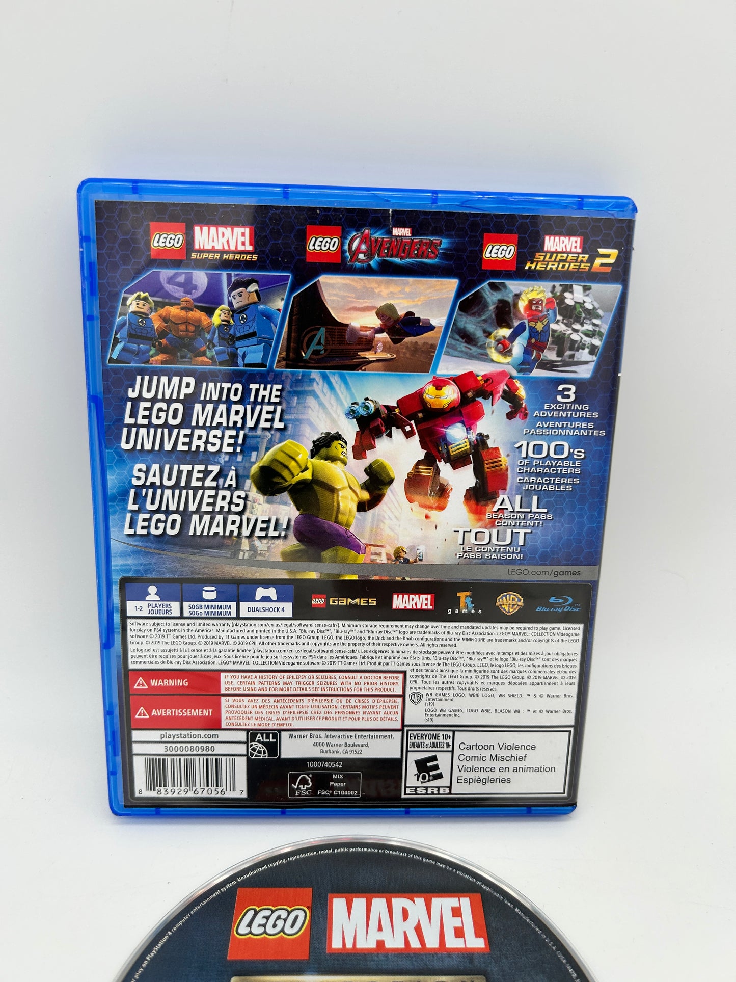 SONY PLAYSTATiON 4 [PS4] | LEGO MARVEL COLLECTION