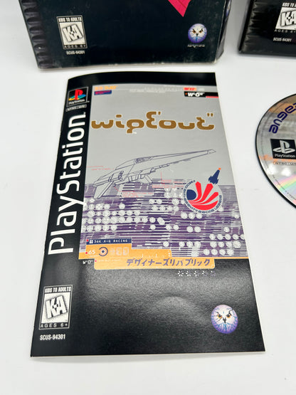 SONY PLAYSTATiON [PS1] | WiPEOUT | LONG BOX