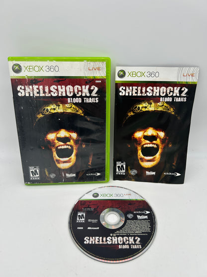 PiXEL-RETRO.COM : MICROSOFT XBOX 360 COMPLETE CIB BOX MANUAL GAME NTSC SHELLSHOCK 2 BLOOD TRAILS