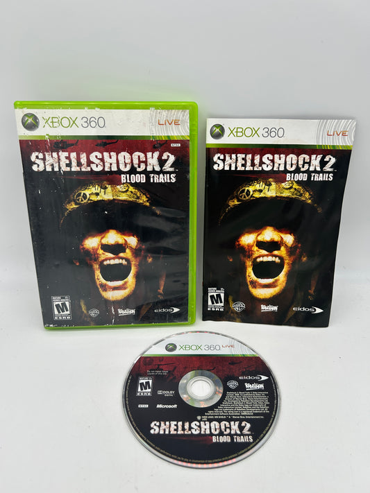 PiXEL-RETRO.COM : MICROSOFT XBOX 360 COMPLETE CIB BOX MANUAL GAME NTSC SHELLSHOCK 2 BLOOD TRAILS