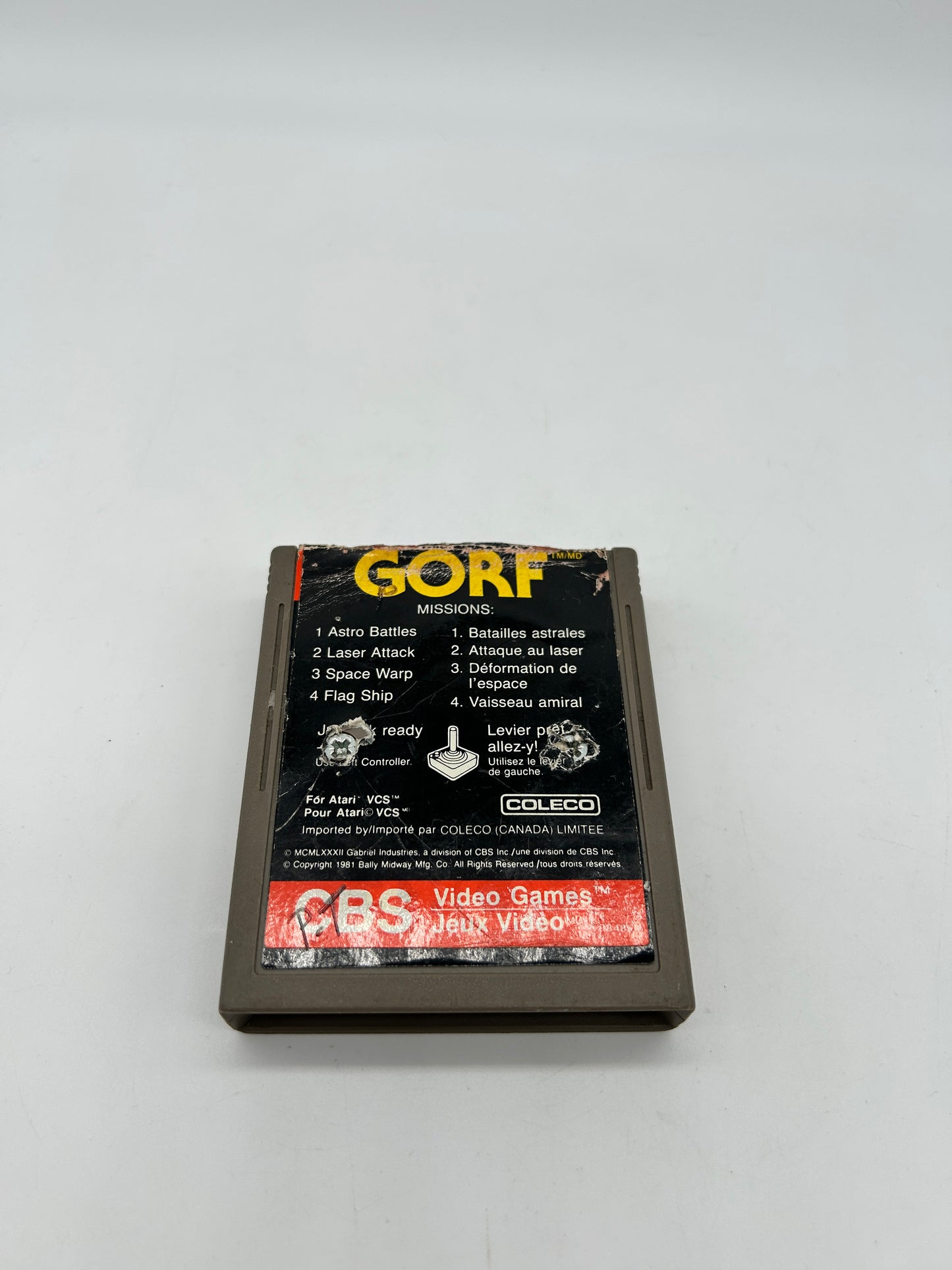 PiXEL-RETRO.COM : ATARI 2600 GORF GAME NTSC