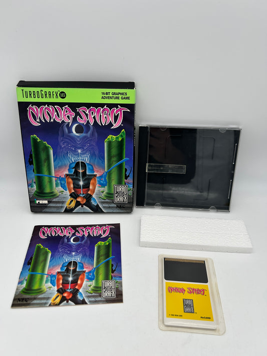 PiXEL-RETRO.COM : TURBOGRAFX16 COMPLETE IN BOX MANUAL GAME NTSC NINJA SPIRIT