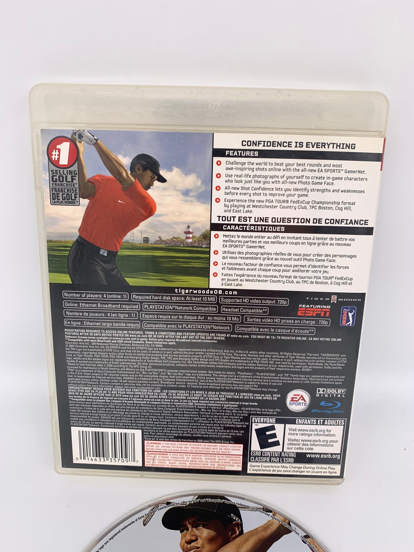 SONY PLAYSTATiON 3 [PS3] | TiGER WOODS PGA TOUR 08