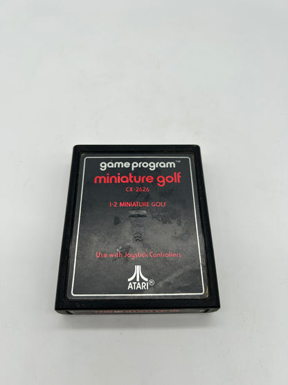 PiXEL-RETRO.COM : ATARI 2600 GAME NTSC MINIATURE GOLF TEXT VERSION