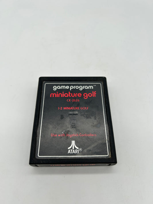 PiXEL-RETRO.COM : ATARI 2600 GAME NTSC MINIATURE GOLF TEXT VERSION