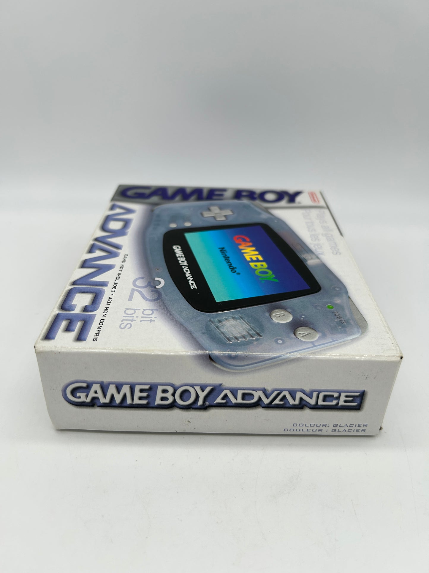NiNTENDO GAME BOY ADVANCE [GBA] CONSOLE | MODEL TRANSPARENT CLEAR GLACiER | AGB-001