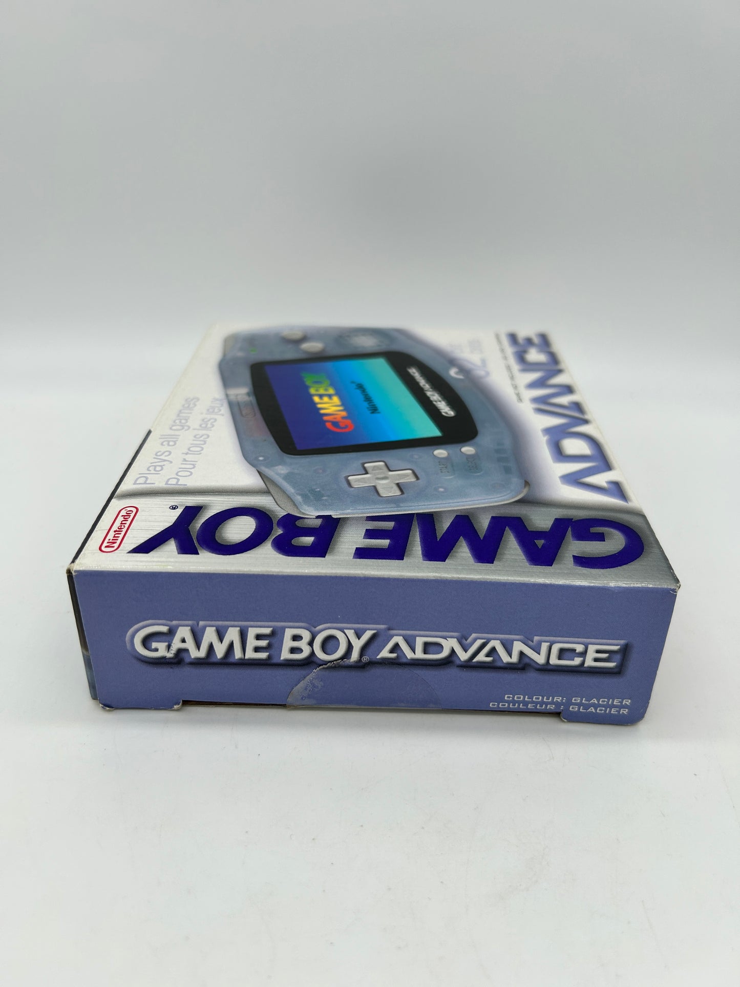 NiNTENDO GAME BOY ADVANCE [GBA] CONSOLE | MODEL TRANSPARENT CLEAR GLACiER | AGB-001