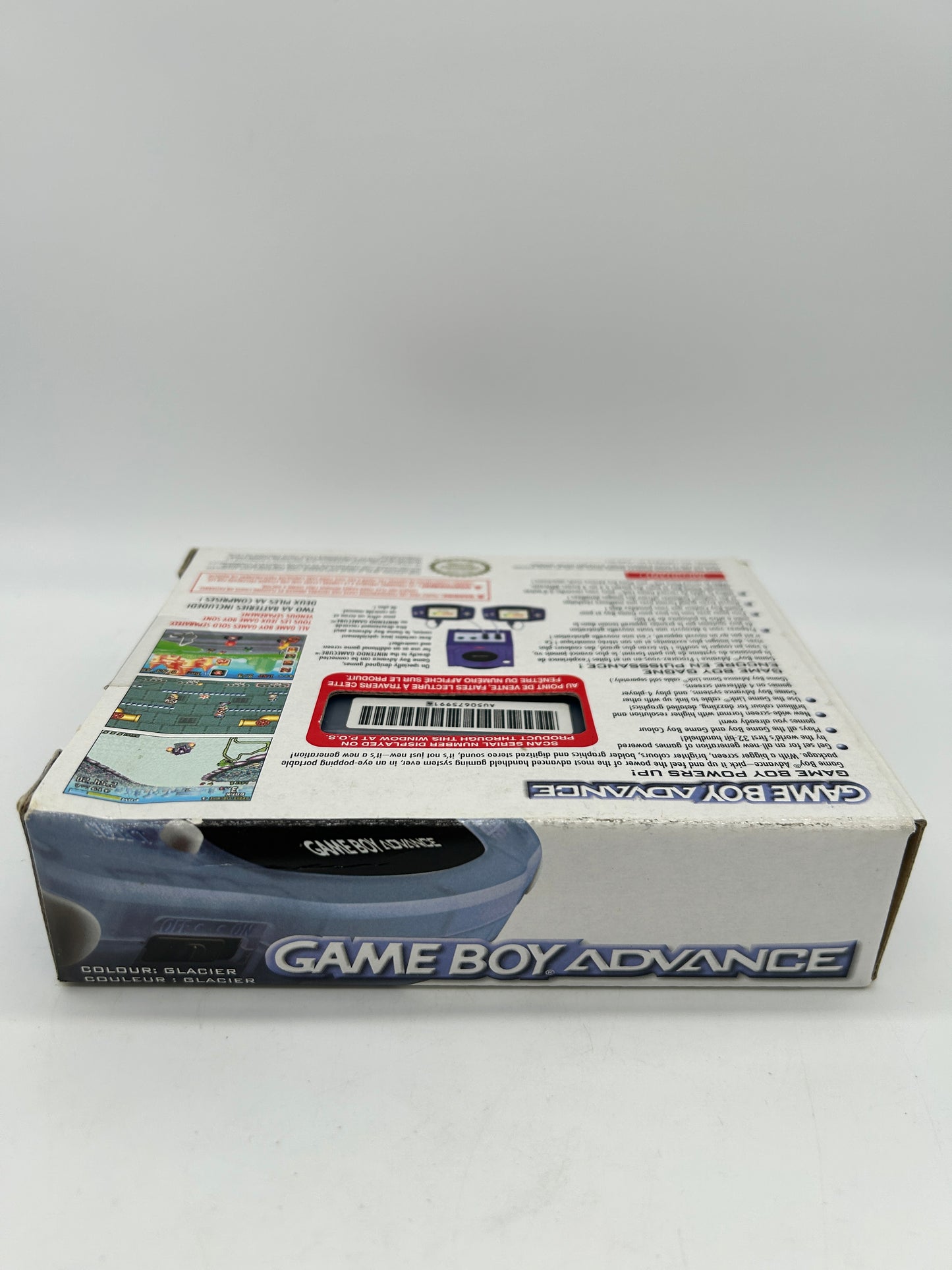 NiNTENDO GAME BOY ADVANCE [GBA] CONSOLE | MODEL TRANSPARENT CLEAR GLACiER | AGB-001