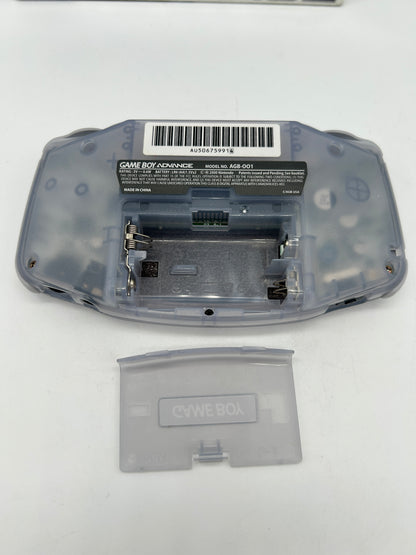 NiNTENDO GAME BOY ADVANCE [GBA] CONSOLE | MODEL TRANSPARENT CLEAR GLACiER | AGB-001
