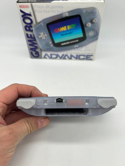 NiNTENDO GAME BOY ADVANCE [GBA] CONSOLE | MODEL TRANSPARENT CLEAR GLACiER | AGB-001