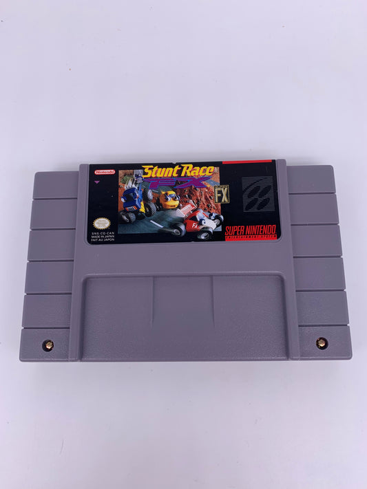 PiXEL-RETRO.COM : SUPER NINTENDO NES (SNES) GAME NTSC STUNT RACE FX