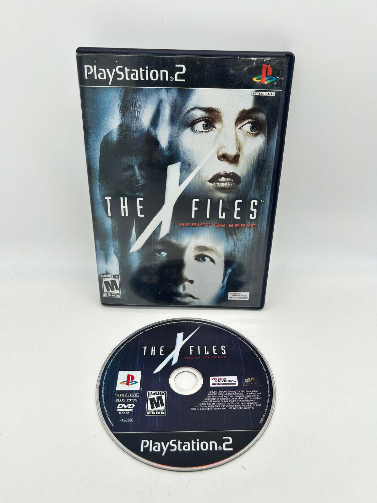PiXEL-RETRO.COM : SONY PLAYSTATION 2 (PS2) COMPLET CIB BOX MANUAL GAME NTSC THE X-FILES RESIST OR SERVE