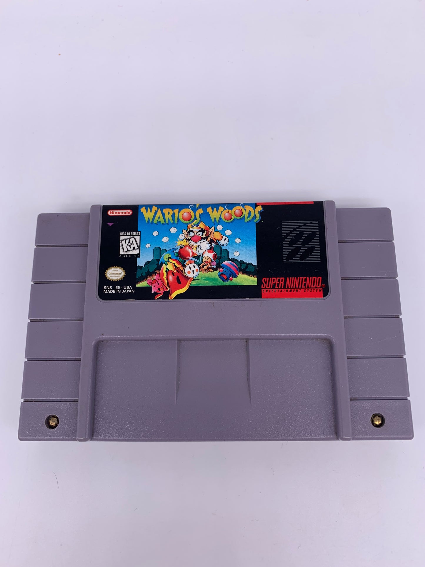 PiXEL-RETRO.COM : SUPER NINTENDO NES (SNES) GAME NTSC WARIO'S WOODS