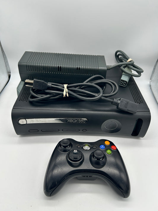 PiXEL-RETRO.COM : MICROSOFT XBOX 360 SYSTEM CONSOLE, CONTROLLER, POWER SUPPLY NTSC BLACK PRO 20GB