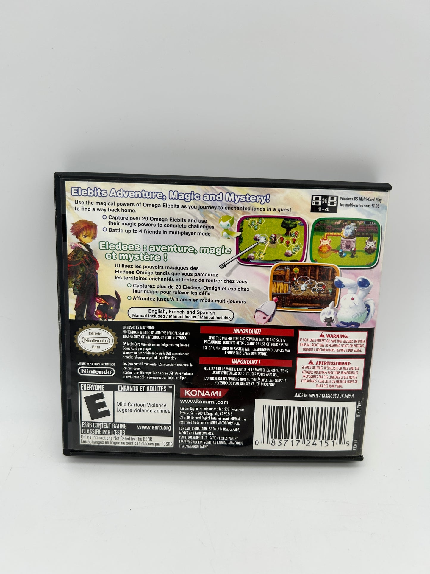 NiNTENDO DS | ELEBiTS THE ADVENTURES OF KAi AND ZERO