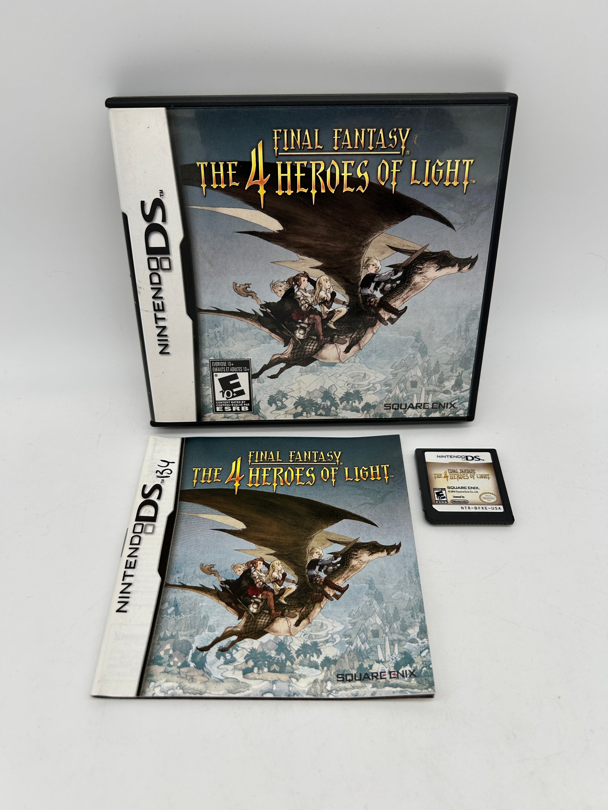 PiXEL-RETRO.COM : NINTENDO DS (DS) COMPLETE CIB BOX MANUAL GAME NTSC FINAL FANTASY THE 4 HEROES OF LIGHT