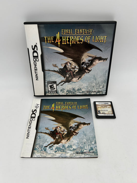 PiXEL-RETRO.COM : NINTENDO DS (DS) COMPLETE CIB BOX MANUAL GAME NTSC FINAL FANTASY THE 4 HEROES OF LIGHT