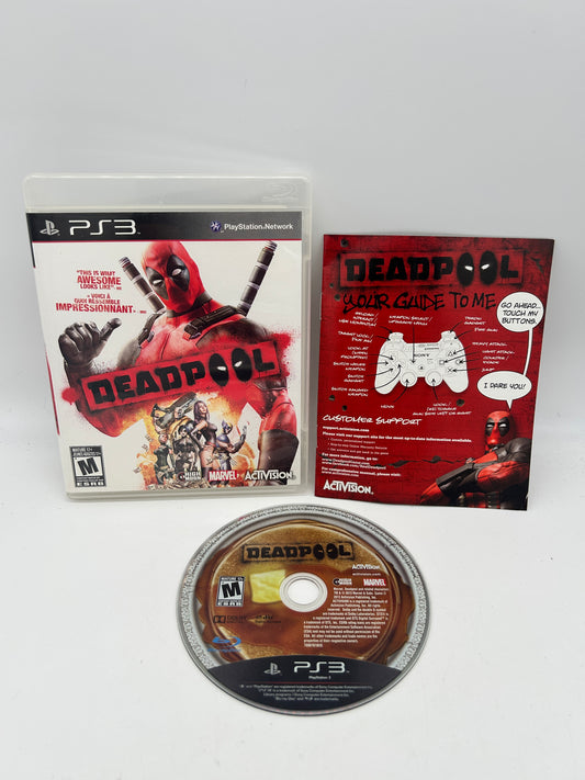 PiXEL-RETRO.COM : SONY PLAYSTATION 3 (PS3) COMPLET CIB BOX MANUAL GAME NTSC DEADPOOL