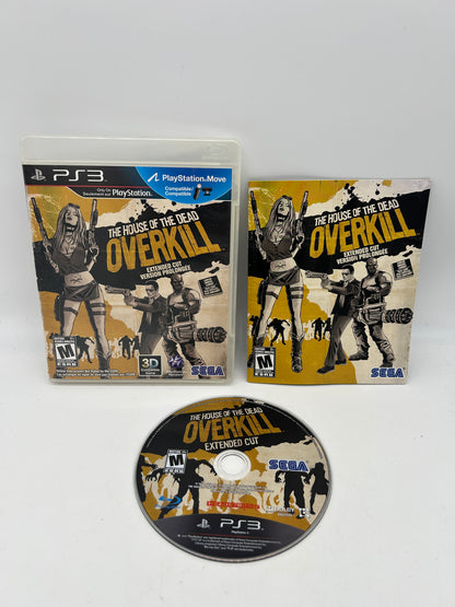 PiXEL-RETRO.COM : SONY PLAYSTATION 3 (PS3) COMPLET CIB BOX MANUAL GAME NTSC THE HOUSE OF THE DEAD OVERKILL EXTENDED CUT