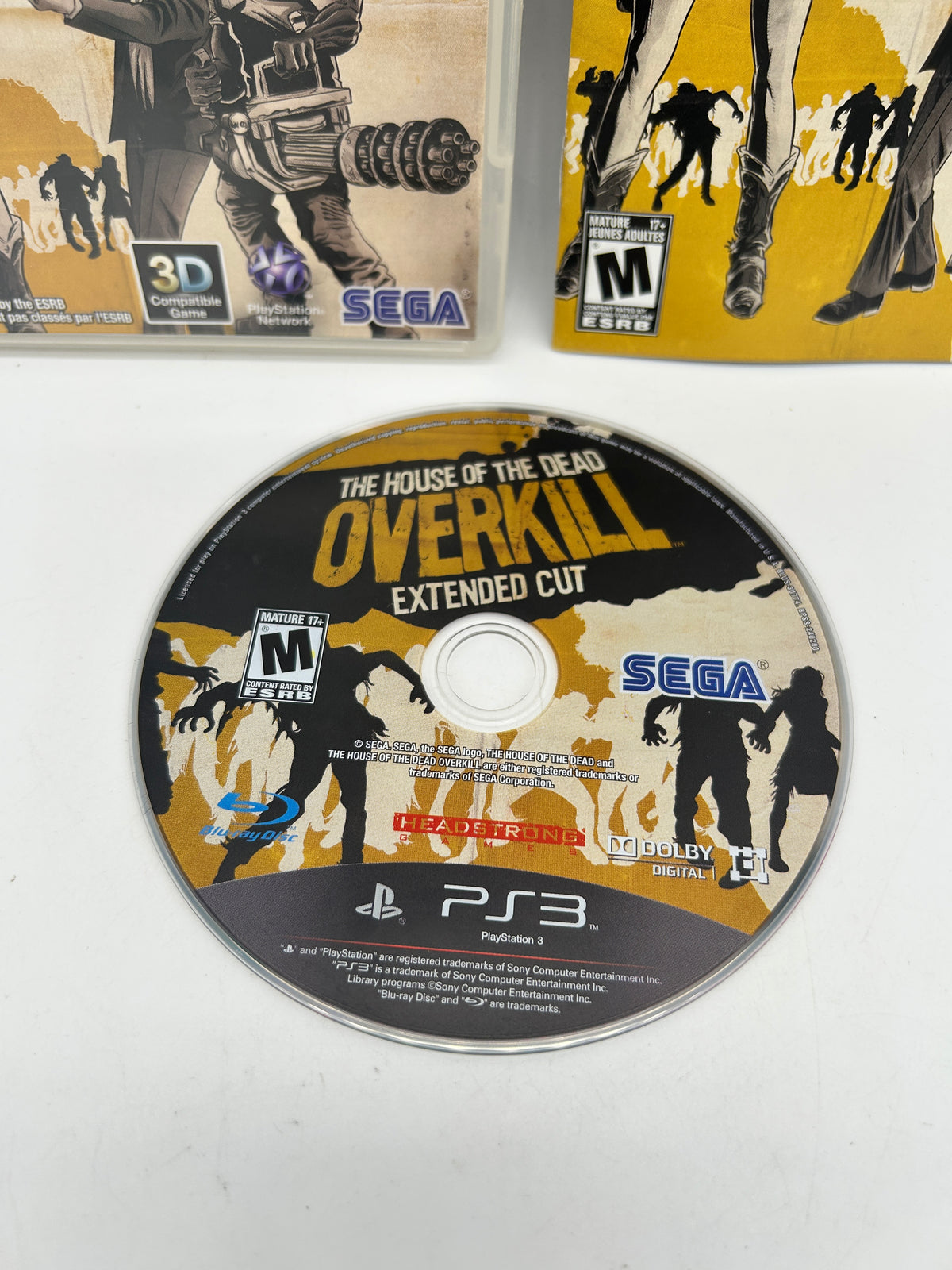 SONY PLAYSTATION 3 [PS3] | THE HOUSE OF THE DEAD OVERKILL EXTENDED CUT