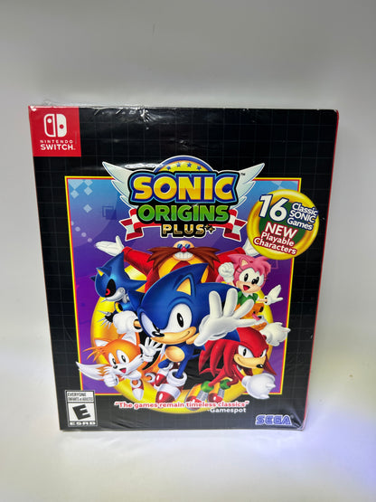 PiXEL-RETRO.COM : NINTENDO SWITCH NEW SEALED IN BOX COMPLETE MANUAL GAME NTSC SONIC ORIGINS PLUS ARTBOOK EDITION