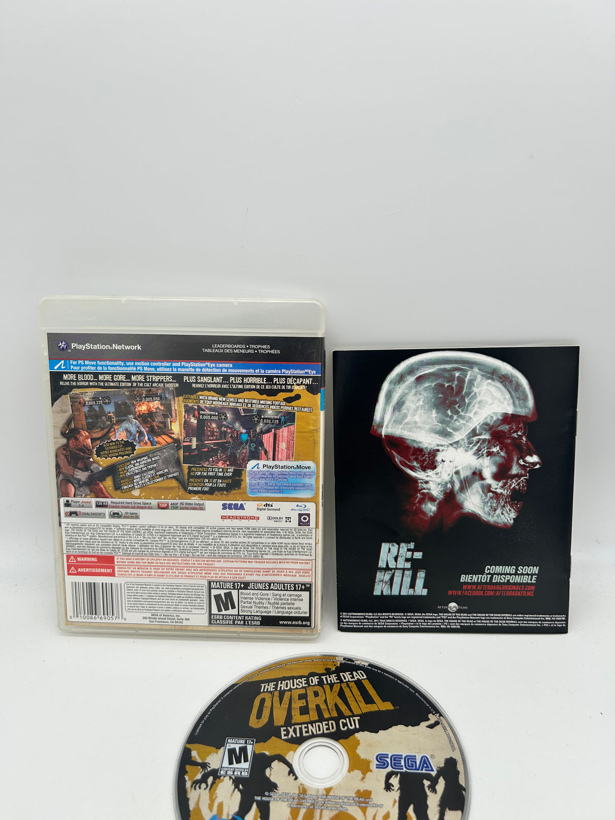 SONY PLAYSTATION 3 [PS3] | THE HOUSE OF THE DEAD OVERKILL EXTENDED CUT