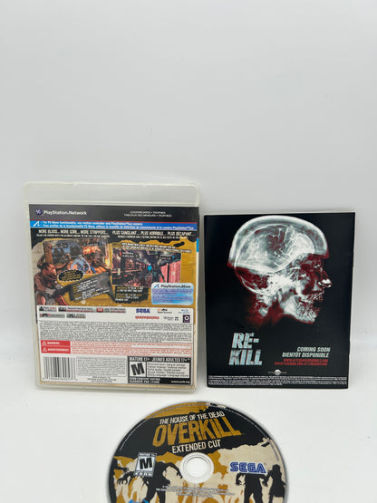 SONY PLAYSTATION 3 [PS3] | THE HOUSE OF THE DEAD OVERKILL EXTENDED CUT