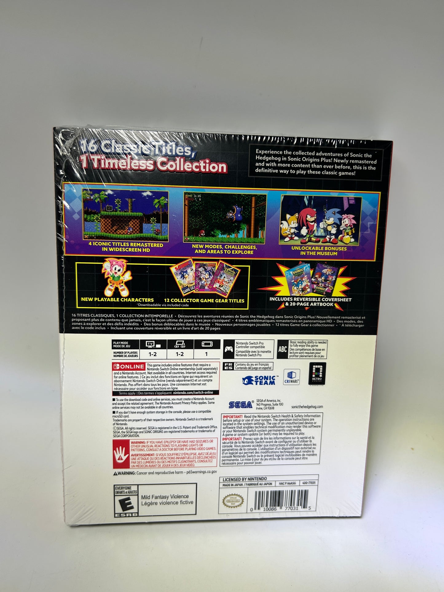 NINTENDO SWITCH | SONIC ORIGINS PLUS | ARTBOOK EDITION