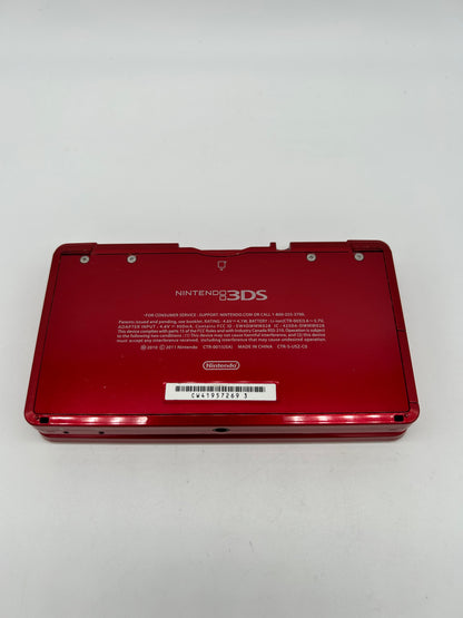 NiNTENDO 3DS CONSOLE | MODEL ROUGE FLAMME RED CTR-001(USA)