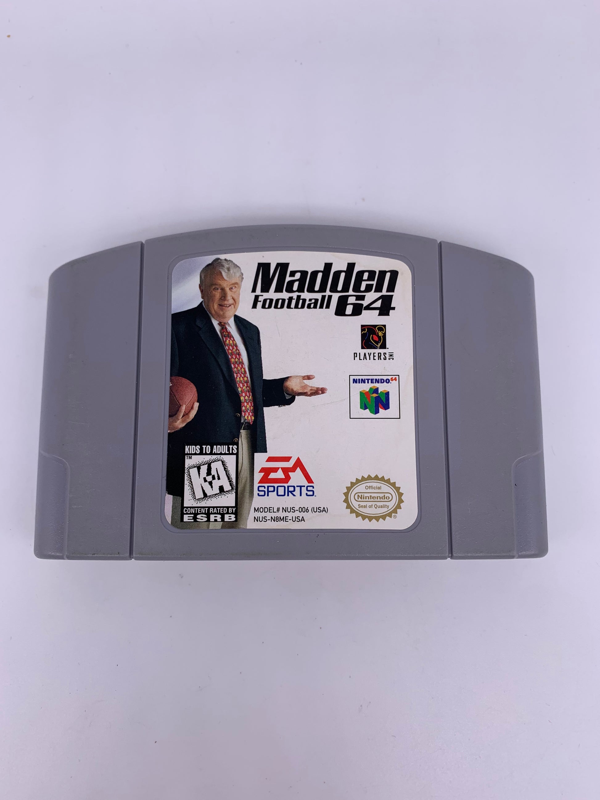 PiXEL-RETRO.COM : NINTENDO 64 (N64) MADDEN FOOTBALL 64 GAME NTSC