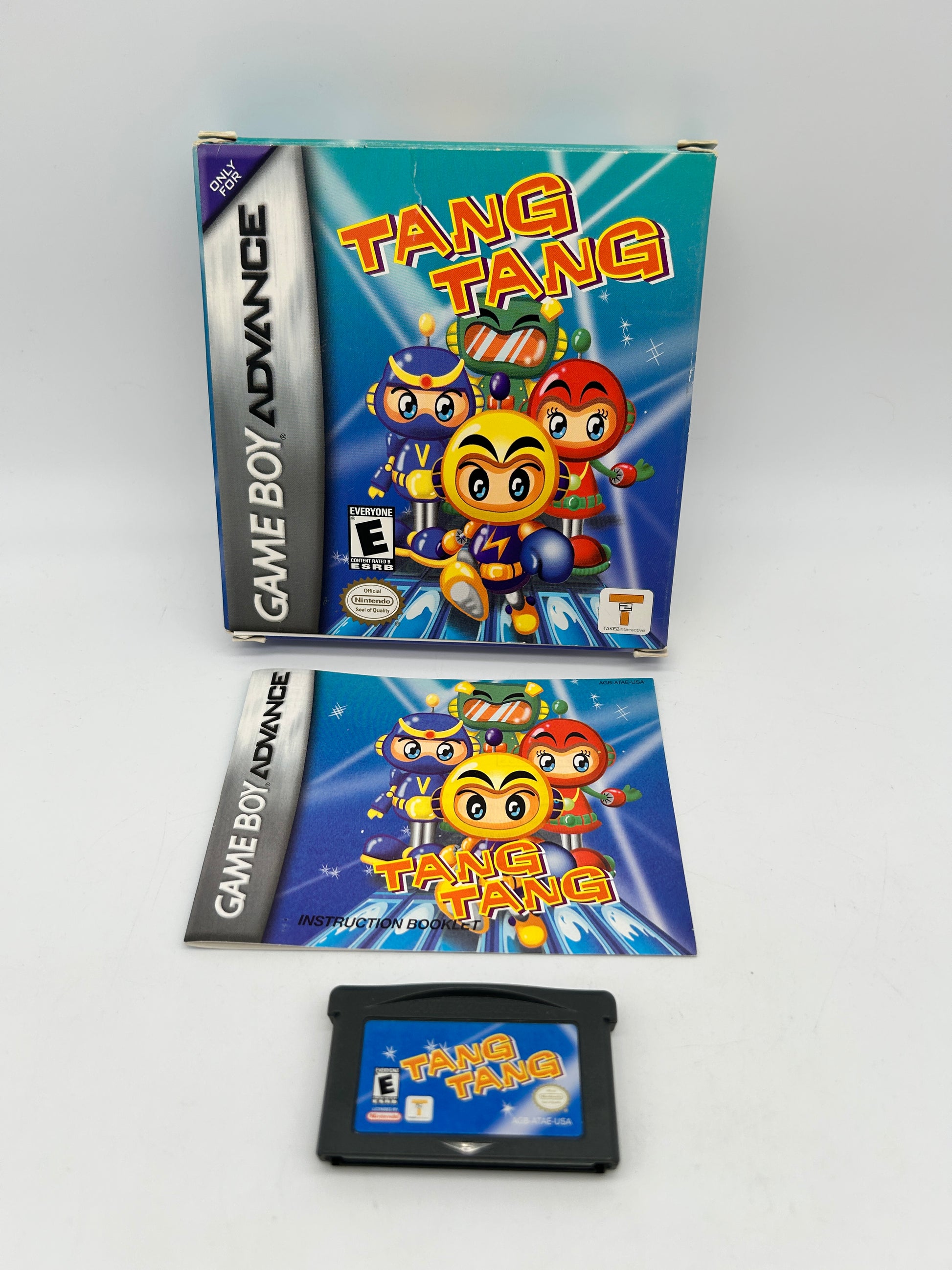 PiXEL-RETRO.COM : GAME BOY ADVANCE (GBA) COMPLETE (CIB) GAME, BOX, INSCRUCTION MANUAL, NTSC TANG TANG