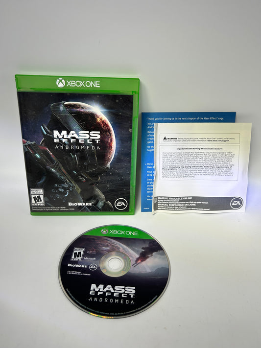 PiXEL-RETRO.COM : MICROSOFT XBOX ONE COMPLETE CIB BOX MANUAL GAME NTSC MASS EFFECT ANDROMEDA