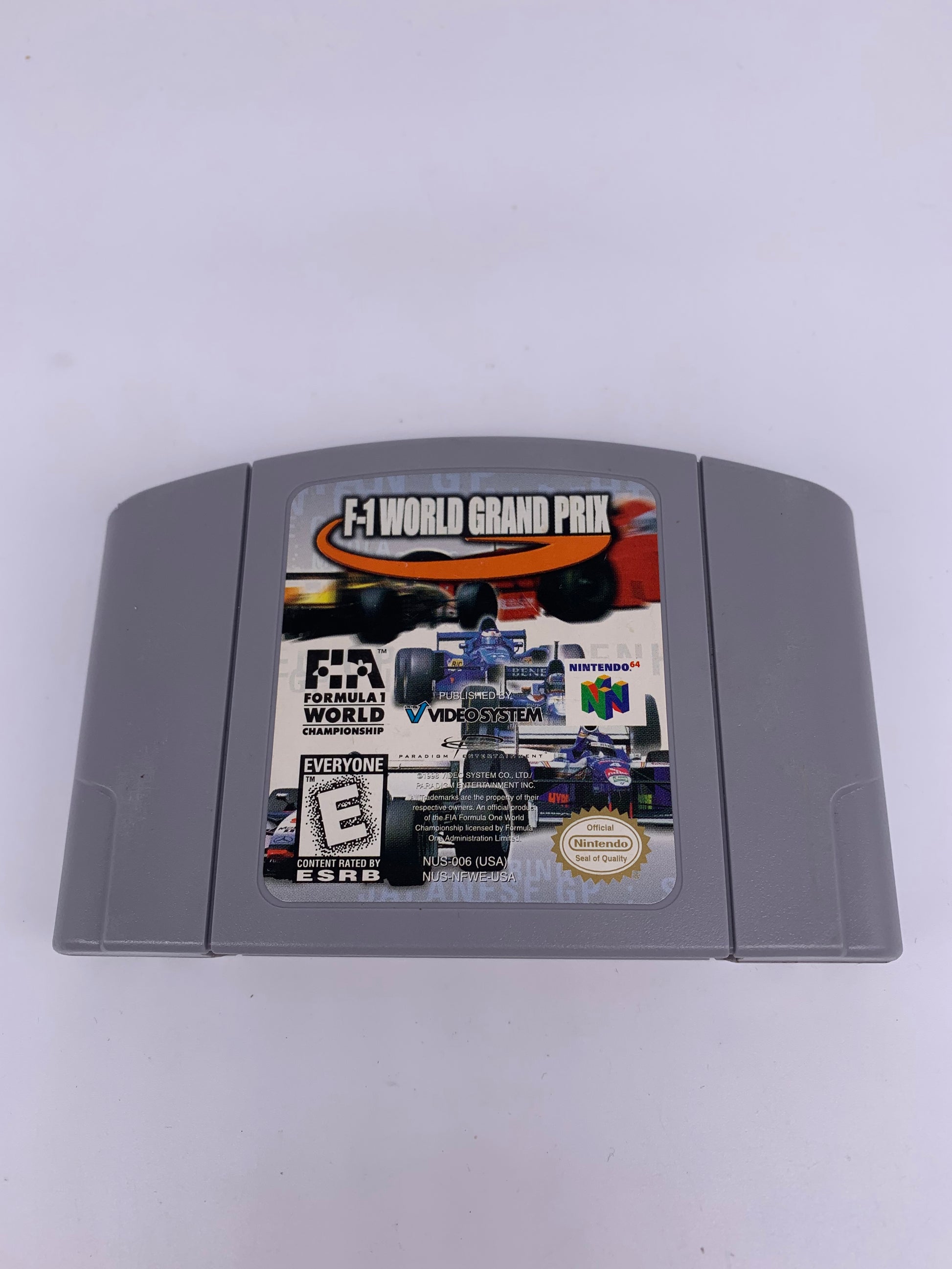 PiXEL-RETRO.COM : NINTENDO 64 (N64) F-1 WORLD GRAND PRIX GAME NTSC